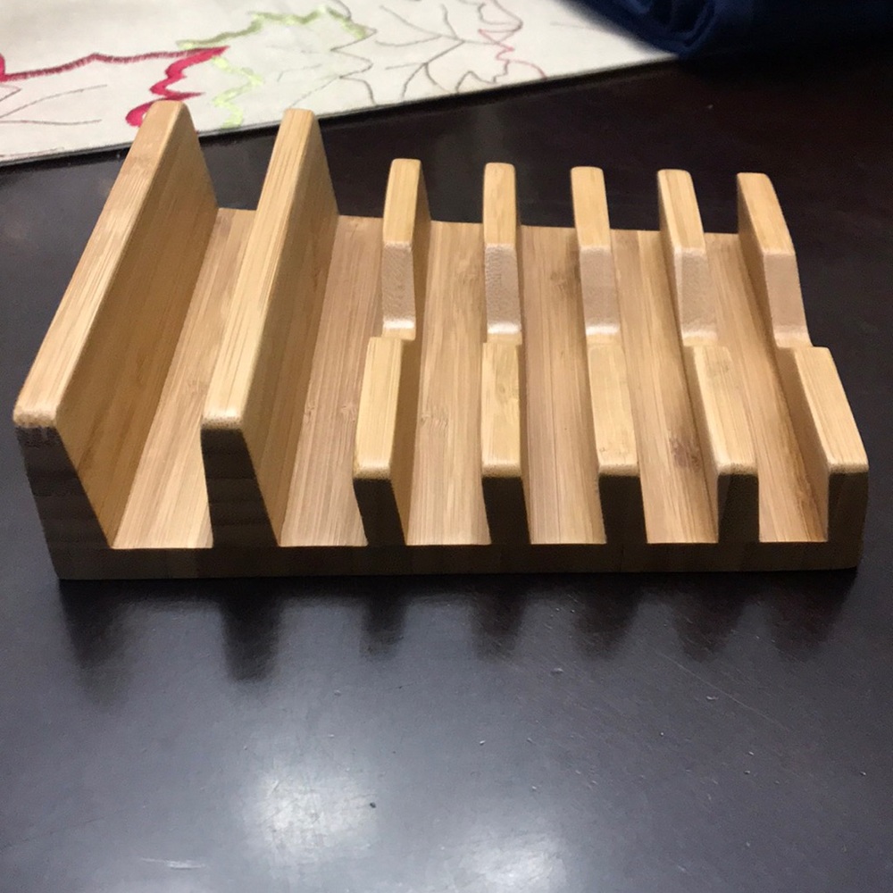 Bamboo electronics organizer - Picture 3 of 4
